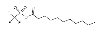 dodec-1-en-2-yl trifluoromethanesulfonate Structure