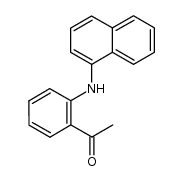 1-[2-(1-Naphthylamino)phenyl]ethanon结构式