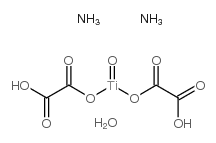 ammonium titanyl oxalate monohydrate Structure