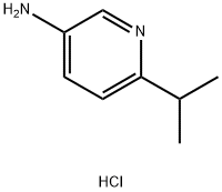 6-异丙基吡啶-3-胺盐酸盐结构式