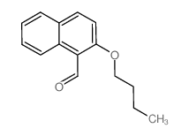 2-BUTOXY-1-NAPHTHALDEHYDE structure
