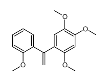 1,2,4-trimethoxy-5-[1-(2-methoxyphenyl)ethenyl]benzene Structure