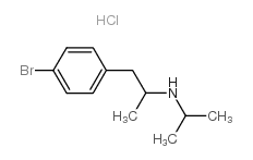 4-溴-alpha-甲基-N-(1-甲基乙基)-苯乙胺结构式