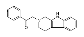 1-phenyl-2-(1,3,4,9-tetrahydropyrido[3,4-b]indol-2-yl)ethanone Structure