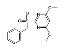 2-benzylsulfonyl-4,6-dimethoxypyrimidine Structure