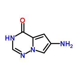 6-氨基-吡咯并[2,1-f][1,2,4]噻嗪-4(1h)-酮结构式
