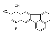 11-fluoro-8,9-dihydrobenzo[k]fluoranthene-8,9-diol Structure