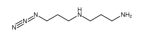 N-(3-azidopropyl)-1,3-diaminopropane结构式