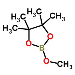 2-甲氧基-4,4,5,5-四甲基-1,3,2-二氧硼戊环结构式