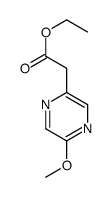 5-甲氧基-2-吡嗪乙酸乙酯结构式