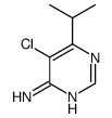 5-chloro-6-propan-2-ylpyrimidin-4-amine结构式