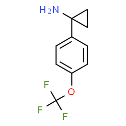 1-[4-(trifluoromethoxy)phenyl]cyclopropan-1-amine Structure