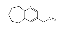 C-(6,7,8,9-tetrahydro-5H-cyclohepta[b]pyridin-3-yl)-methylamine结构式