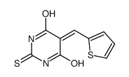 5-(2-thiophene)-2-thiobarbituric acid结构式