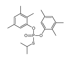 1,2,5-trimethyl-3-[propan-2-ylsulfanyl-(2,3,5-trimethylphenoxy)phosphoryl]oxybenzene Structure
