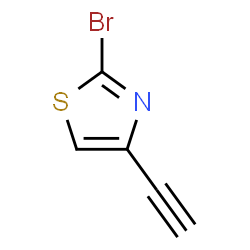 2-溴-4-乙炔基噻唑结构式