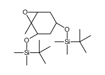 (1R,2S,4R,6R)-2,4-Bis(tert-butyldimethylsilyloxy)-1-methyl-cyclohexane 1,2-Epoxide Structure