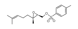 Toluene-4-sulfonic acid [3-methyl-3-(4-methylpent-3-enyl)oxiran-2-yl]methyl ester Structure