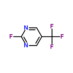 2-氟-5-(三氟甲基)嘧啶结构式
