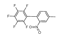 2,3,4,5,6-pentafluoro-4'-methyl-2'-nitro-1,1'-biphenyl Structure