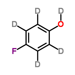 p-Fluorophenol-d6 Structure