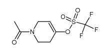 1-acetyl-1,2,3,6-tetrahydropyridin-4-yl trifluoromethanesulfonate Structure