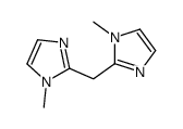 双(1-甲基-1H-咪唑-2-基)甲烷结构式