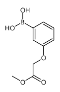 (3-(2-甲氧基-2-氧代乙氧基)苯基)硼酸结构式