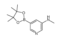 5-(Methylamino)pyridine-3-boronic acid pinacol ester Structure