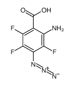 2-amino-4-azido-3,5,6-trifluorobenzoic acid结构式