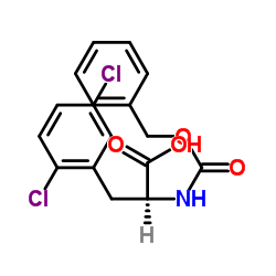 Cbz-2,5-Dichloro-L-Phenylalanine结构式