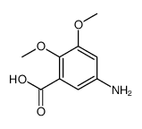 5-amino-2,3-dimethoxybenzoic acid结构式