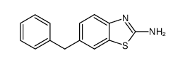 2-amino-6-benzylbenzothiazole结构式