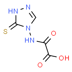 Acetic acid,[(1,5-dihydro-5-thioxo-4H-1,2,4-triazol-4-yl)amino]oxo- (9CI) Structure