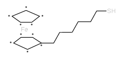 6-(Ferrocenyl)hexanethiol Structure