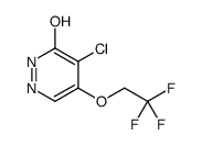 5-chloro-4-(2,2,2-trifluoroethoxy)-1H-pyridazin-6-one Structure