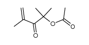 4-acetoxy-2,4-dimethyl-1-penten-3-one结构式