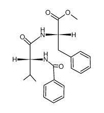 Bz-D-Val-L-Phe-OCH3 Structure