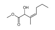 methyl 2-hydroxy-3-methylhept-3-enoate Structure