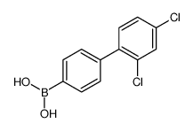 (2',4'-Dichloro-4-biphenylyl)boronic acid Structure