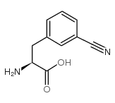 3-氰基-L-苯丙氨酸结构式