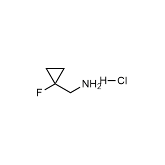 (1-Fluorocyclopropyl)methanamine hydrochloride Structure
