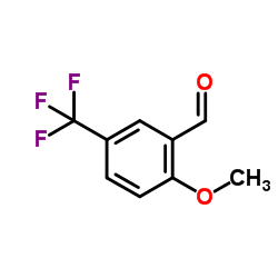 2-Methoxy-5-(trifluoromethyl)benzaldehyde Structure
