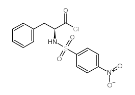 n-(4-nitrophenylsulfonyl)-l-phenylalanyl chloride Structure
