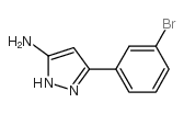 3-(3-BROMOPHENYL)-1H-PYRAZOL-5-AMINE Structure