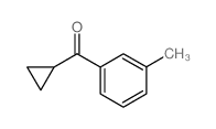 3-甲基苯基环丙基甲基酮结构式