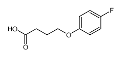 4-(4-Fluorophenoxy)butanoic acid Structure