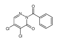 2-benzoyl-4,5-dichloro-pyridazin-3-one结构式