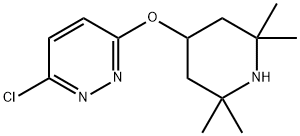 3-氯-6-((2,2,6,6-四甲基哌啶-4-基)氧基)哒嗪结构式