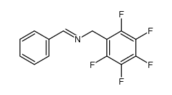 N-(benzylidene)-2,3,4,5,6-pentafluorobenzylamine结构式